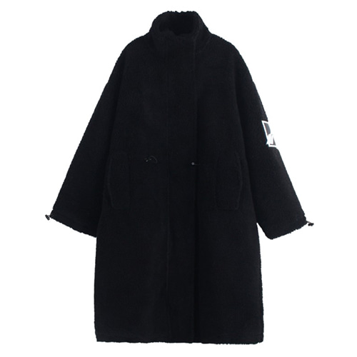 We11 2Color Long Fur Fleece Jacket (1719)
